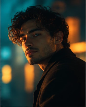 /cinematicportrait 예시 이미지 — 영화 같은 색보정과 얕은 심도의 인물컷